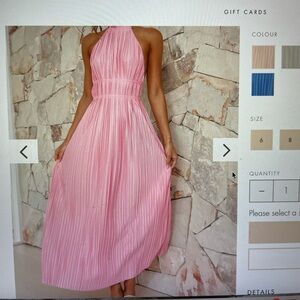 Light pink midi dress